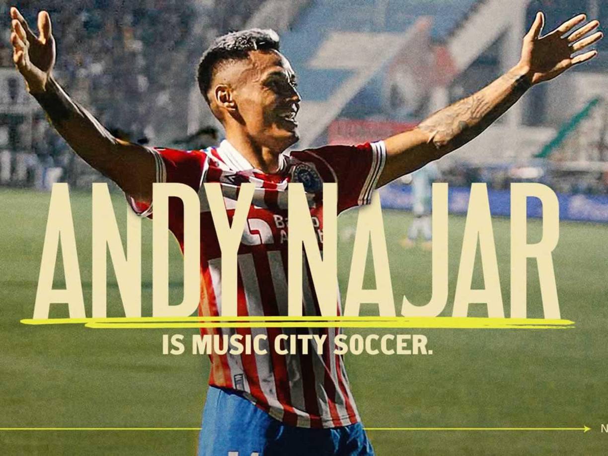 Andy Nájar fue presentado oficialmente como nuevo jugador del Nashville de la MLS. El lateral hondureño ya se encuentra en Estados Unidos entrenando con su nuevo club tras su paso por Olimpia.