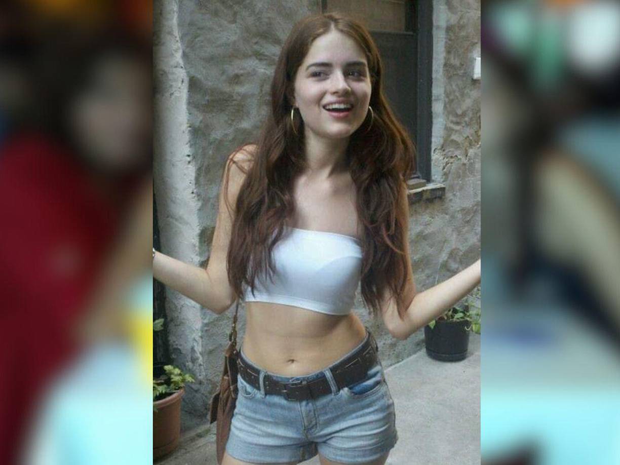 En esta foto se observa que desde su adolescencia contaba con una silueta espectacular.