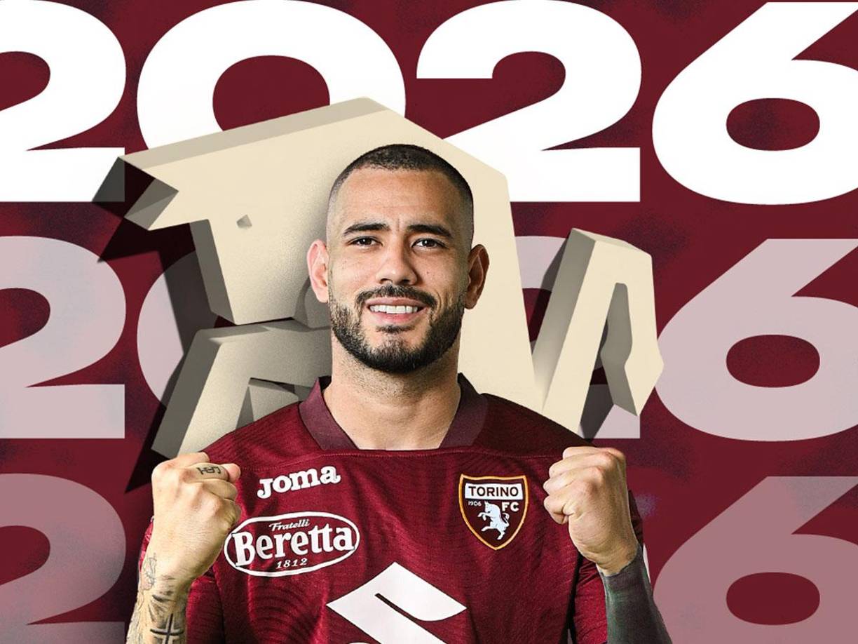 Torino anunció la renovación de Tonny Sanabria hasta el 30 de junio de 2026.