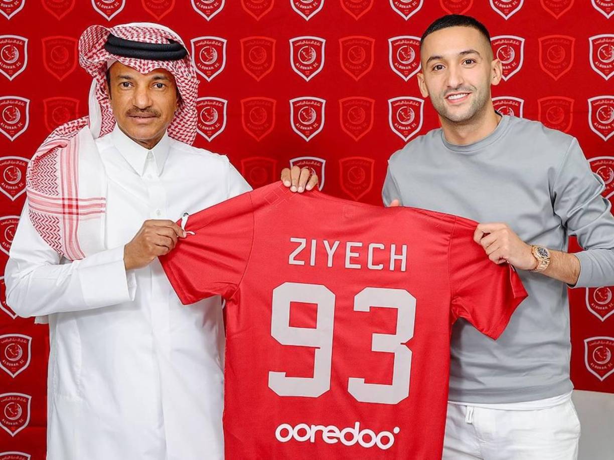 El extremo marroquí Hakim Ziyech deja al Galatasaray y es nuevo jugador del <b>Al Duhail</b> de Qatar.
