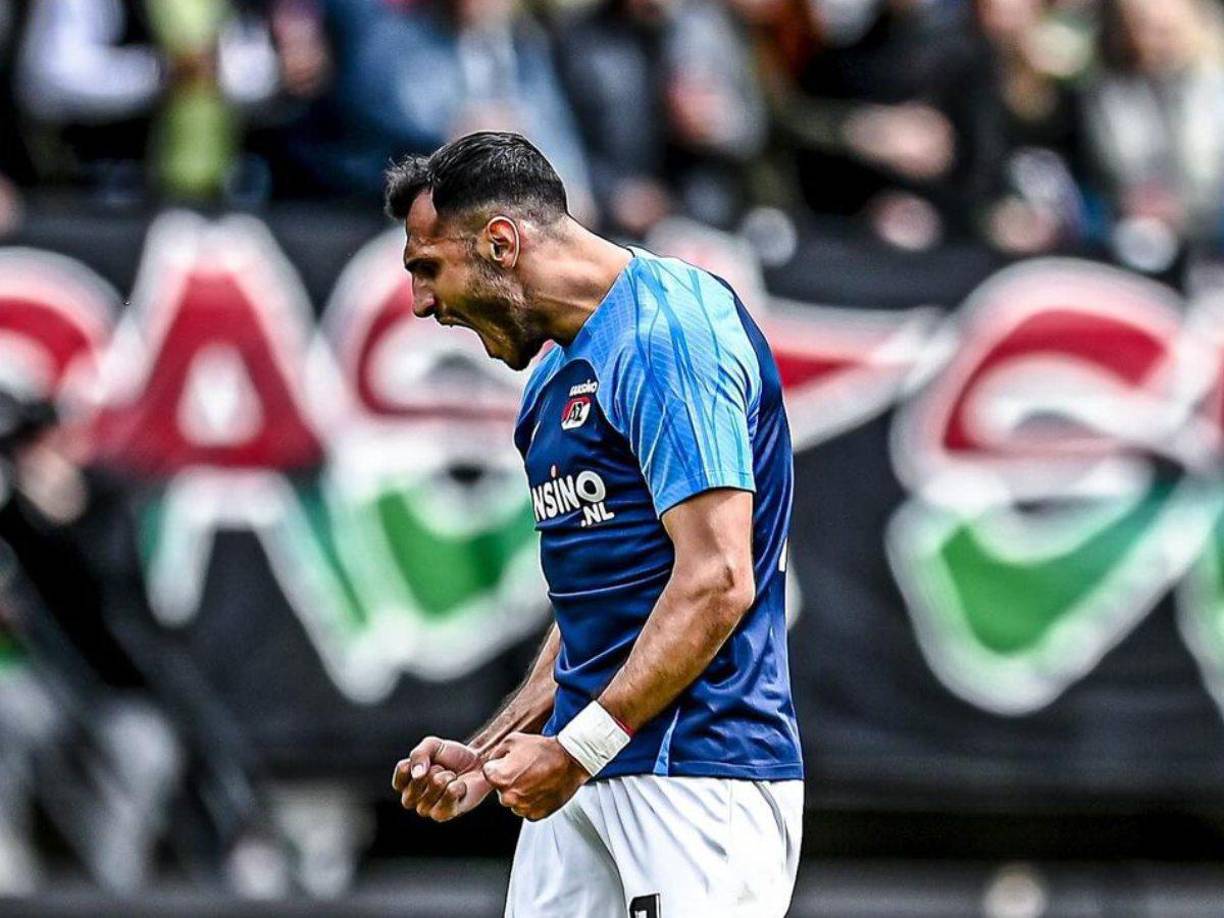 Vangelis Pavlidis: Delantero griego del AZ Alkmar de Países Bajos que finalizó en el puesto 10 con 28 goles , teniendo un total de 43, 5 puntos.