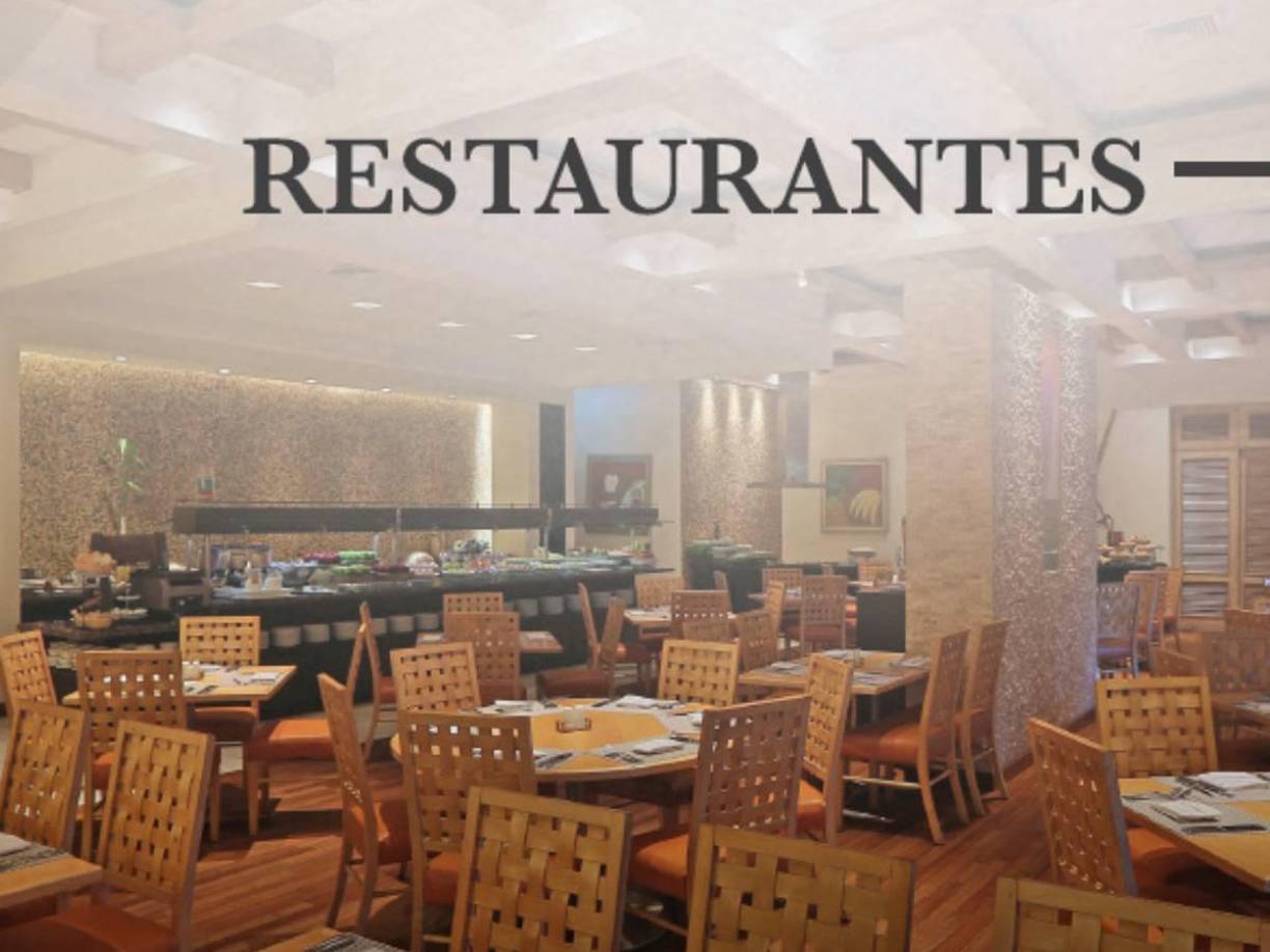 El área de restaurantes del hotel donde se estará hospedando Messi y el resto de la delegación del Inter Miami en San Pedro Sula.