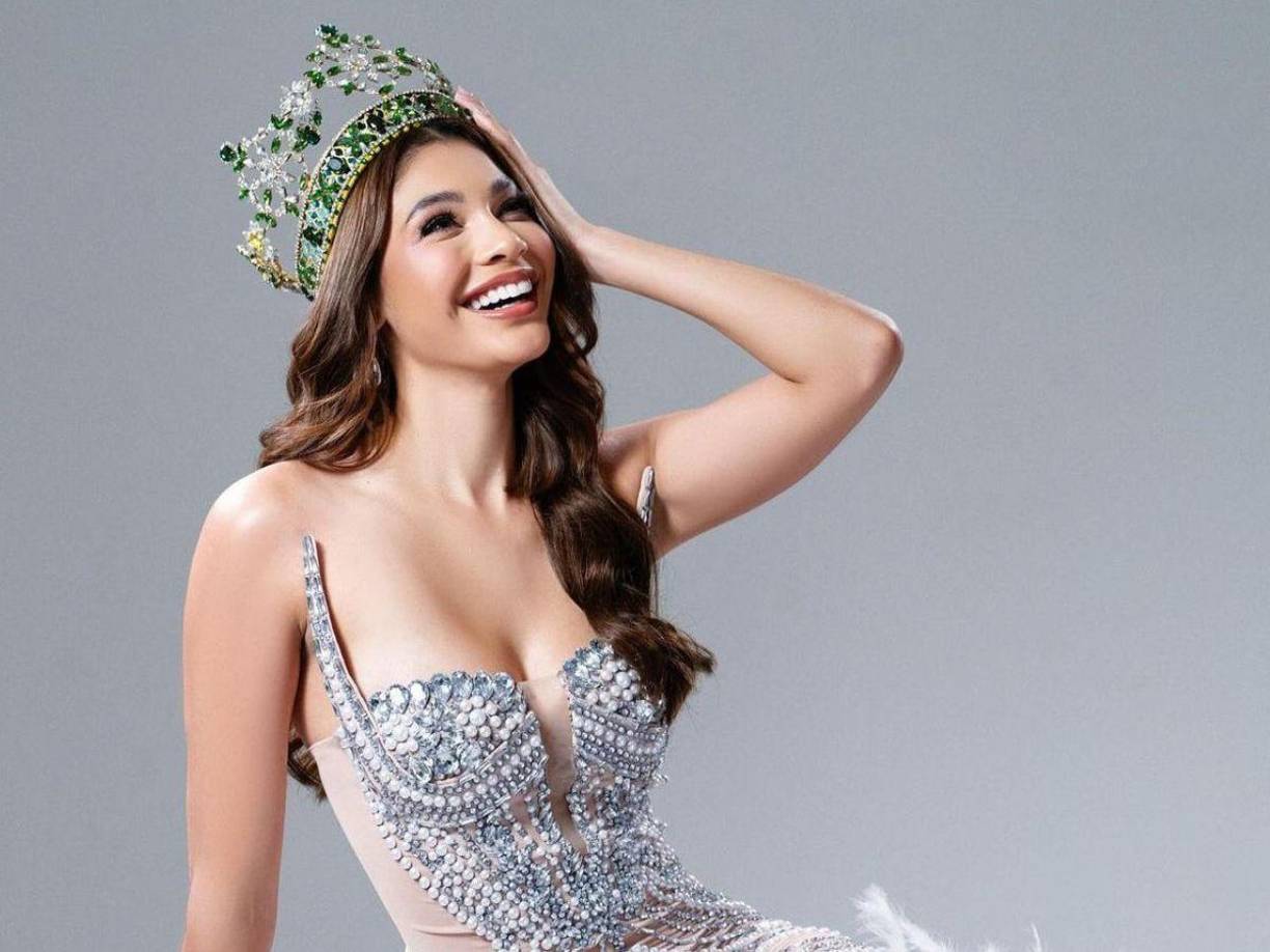 Abril Tobie, es la representante de Honduras que logró clasificar al anhelado top 20 en el certamen Miss International. 