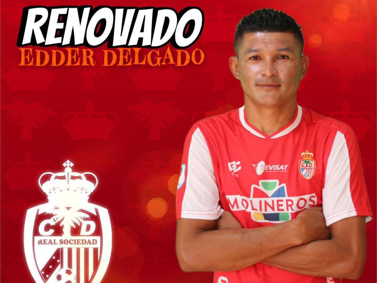 Edder Delgado se resiste al retiro y ha decidido continuar en las filas de la Real Sociedad de Tocoa.