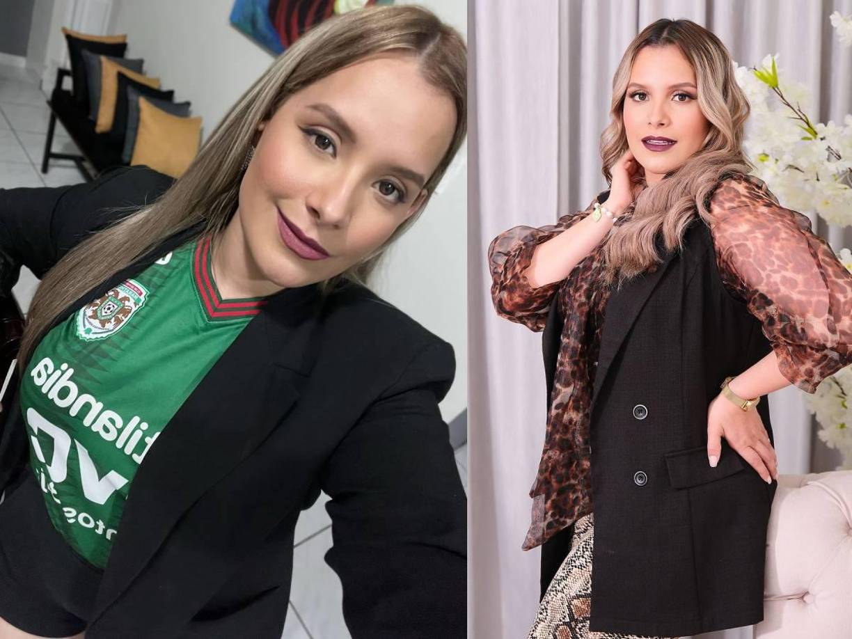 Tanya Rodríguez, periodista deportiva, su corazón le pertenece al Marathón de San Pedro Sula.