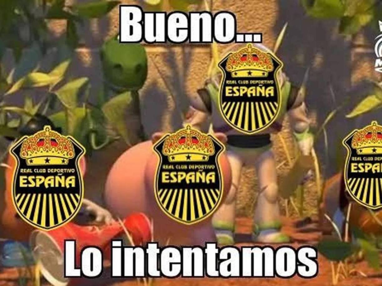 Memes: burlas al Real España tras perder el liderato ante Olimpia... ¿Y Motagua?
