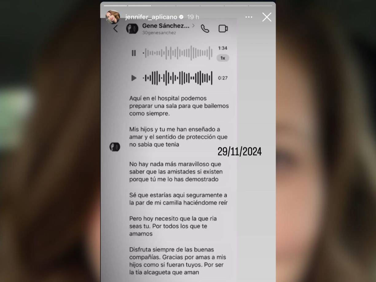 Con estos chats, Jennifer demostró lo cercanas y unidas que eran. 