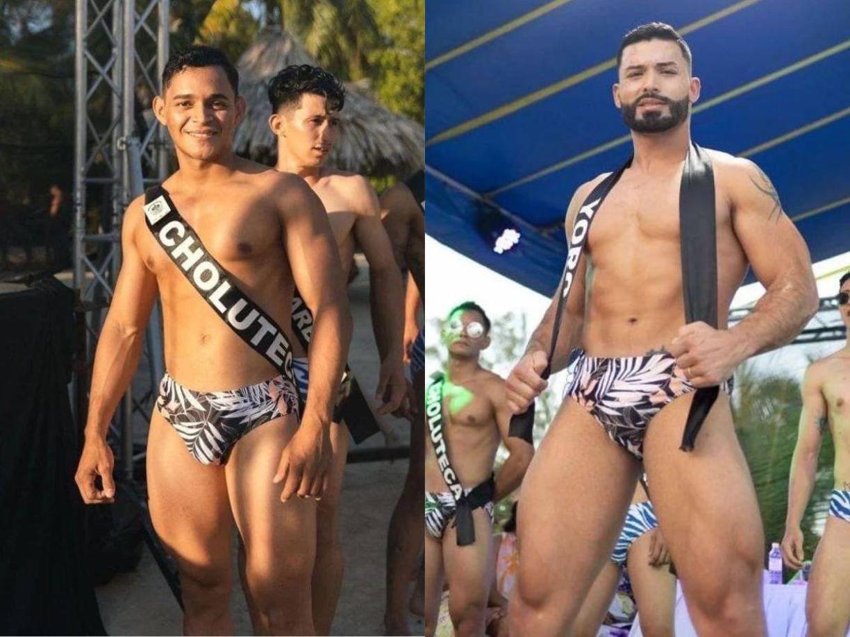 Los candidatos a Míster Honduras Humanidad dieron su mejor pose en traje de baño. 