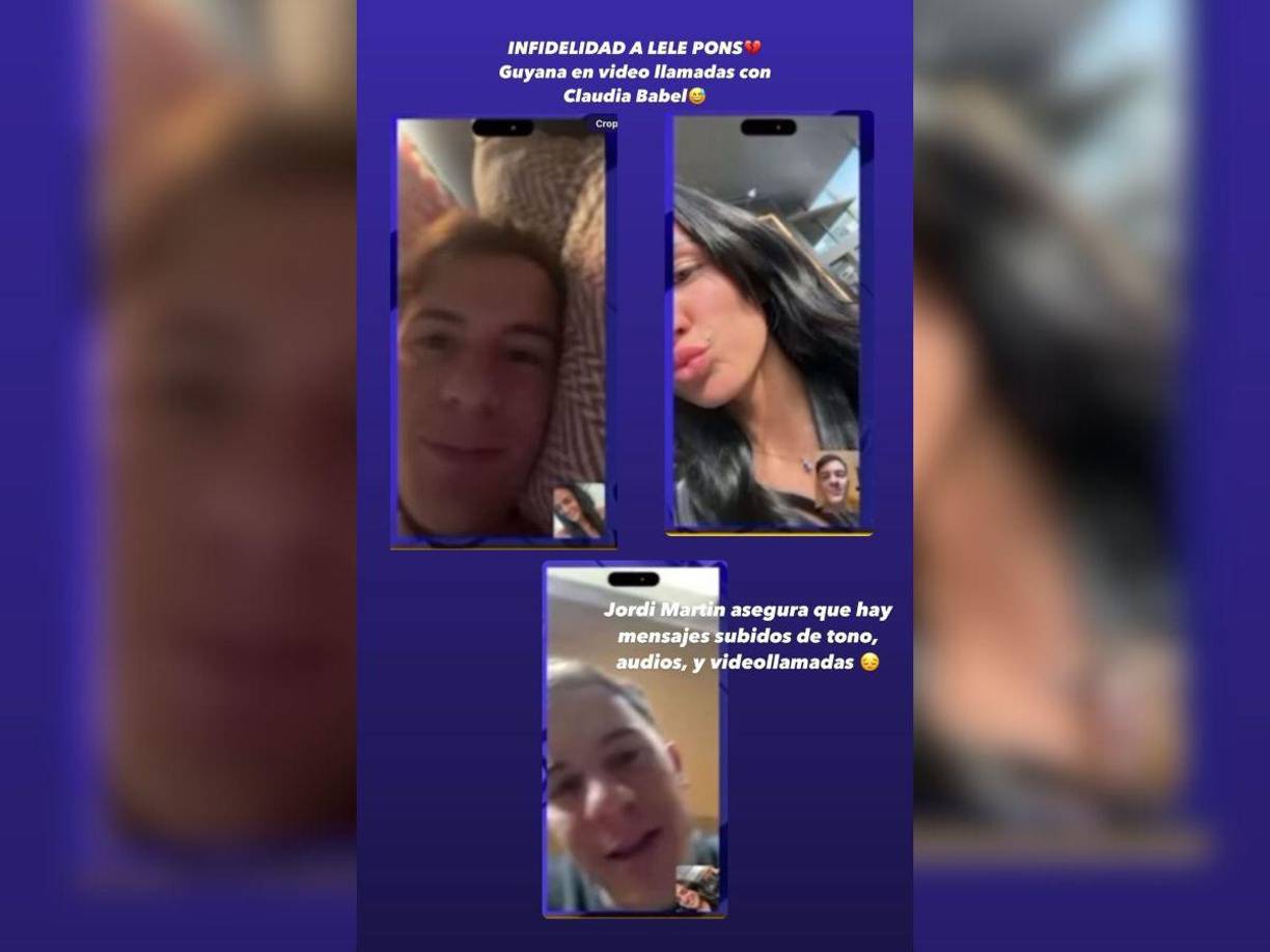 De acuerdo con el periodista Jordi Martin, Guaynaa mantuvo un romance con Claudia Bavel, asegurando que tenía una “relación abierta” con Lele Pons. El español compartió capturas de pantalla de las videollamadas que mantenía el esposo de Lele Pons con la actriz.