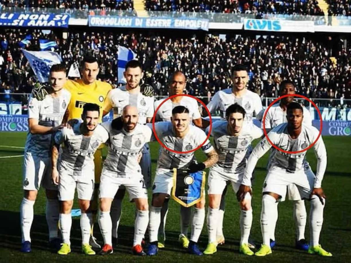 Mauro Icardi y Keita Baldé jugaron juntos en el Inter de Milán.