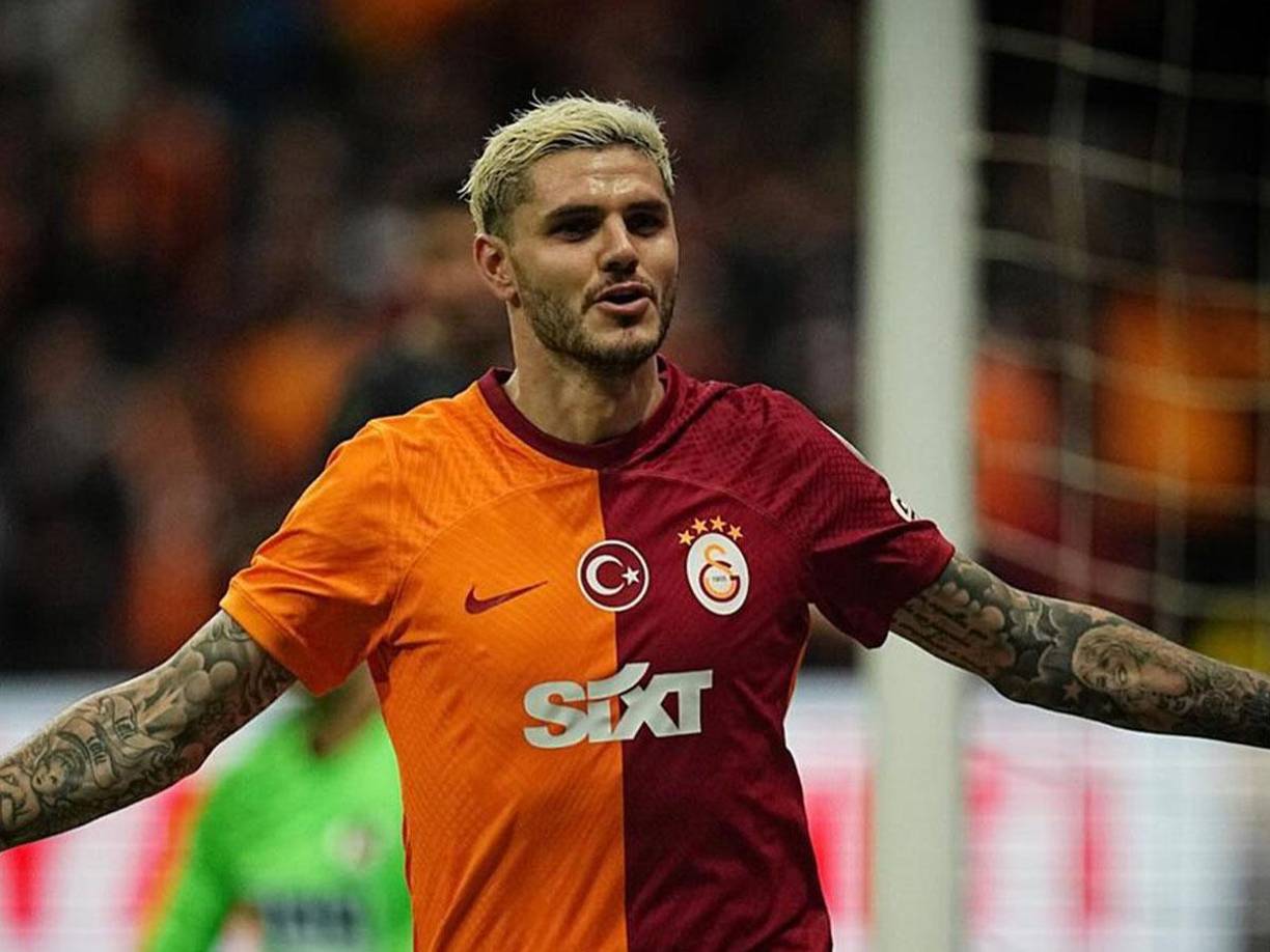 Mauro Icardi: Jugador del Galatasaray que aparece como el tercer argentino con más goles durante el 2023 ya que antó un total de 36 anotaciones.
