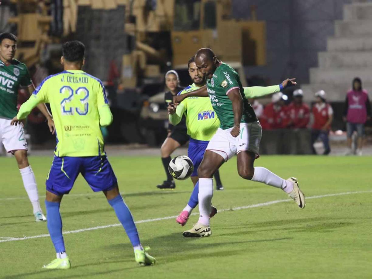 El ecuatoriano Juan Anangonó marcó el gol de la victoria del Marathón sobre el Olancho FC.
