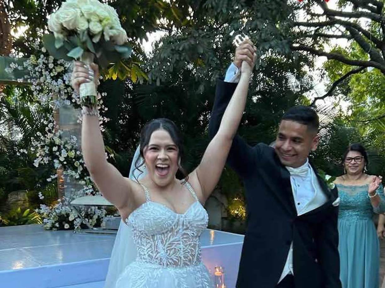 La felicidad de Daniela Hernández tras casarse con Carlos Pineda.