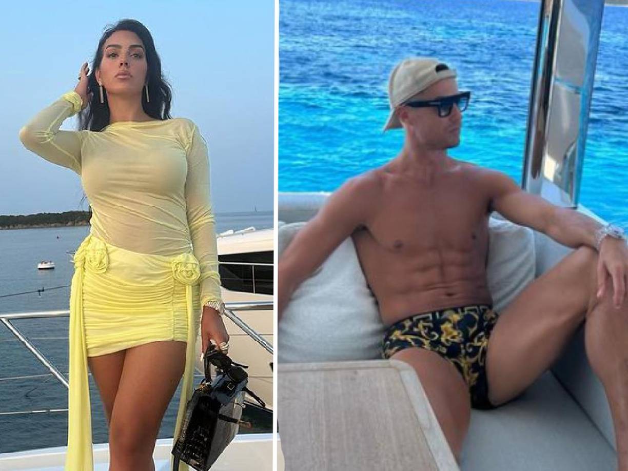 La pareja se encuentra disfrutando de sus vacaciones en compañía de su familia. Georgina Rodríguez ha causado revuelo junto a Cristiano Ronaldo.