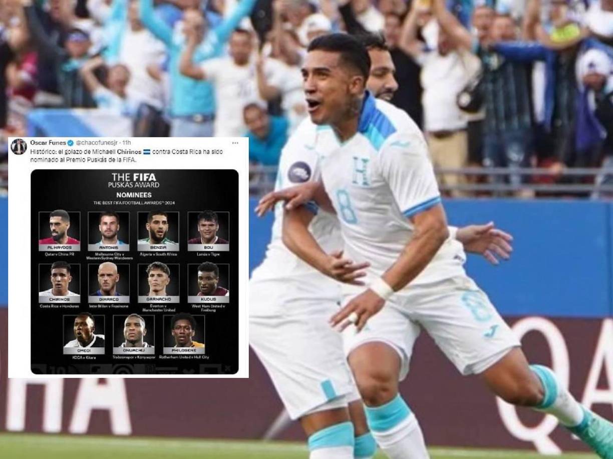 Los periodistas catrachos mostraron su orgullo por la nominación de Chirinos.