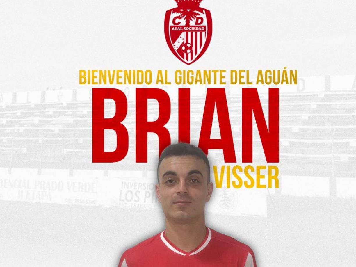 El argentino Brian Visser es nuevo jugador de la Real Sociedad de Tocoa, el sudamericano llega procedente del Olancho FC.