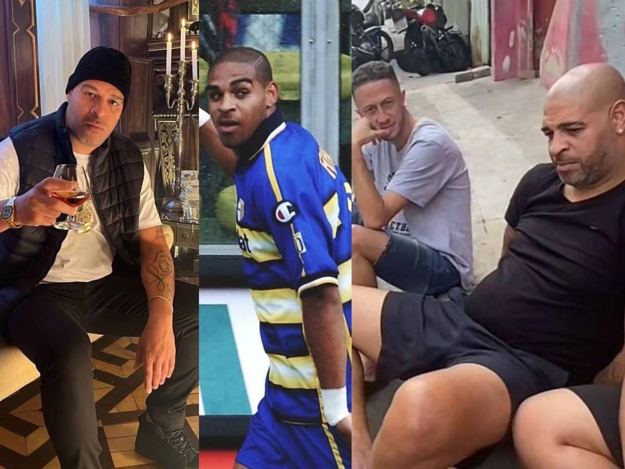 La realidad de las fotos de Adriano en las favelas de Río de Janeiro. ¿Sin dinero y sin familia? ¿Hundido en el alcohol?