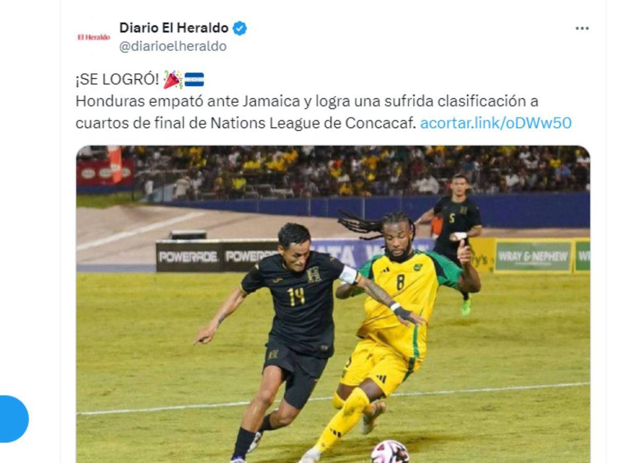 ”Se logró”, señalaron en Diario El Heraldo. 