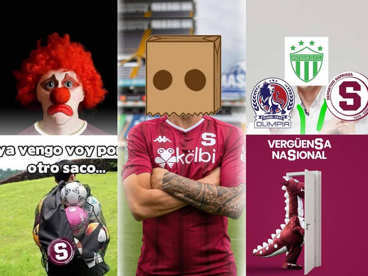 <b><a rel="noopener noreferrer" href="https://www.laprensa.hn/deportes/antigua-copa-centroamericana-golea-elimina-saprissa-concacaf-historico-triunfo-FN21863732" target="_blank">Saprissa quedó eliminado nuevamente en la Copa Centroamericana de Concacaf</a></b>, esta vez contra Antigua y los memes no perdonan al Monstruo Morado de Costa Rica. También se acuerdan del Olimpia.