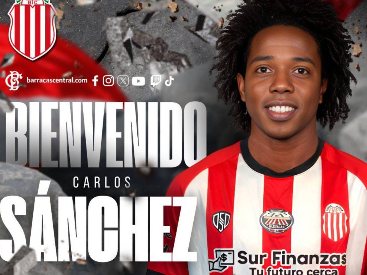 El Barracas Central de Argentina ha fichado al mediocentro colombiano Carlos Sánchez. 