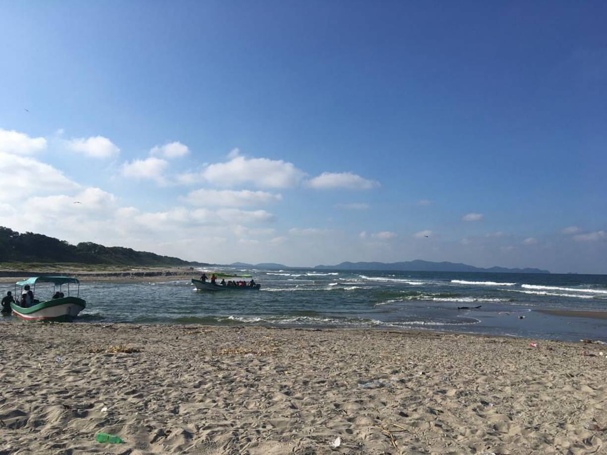 Una de las partes más impresionantes de este lugar es su desembocadura en el asombroso Mar Caribe.