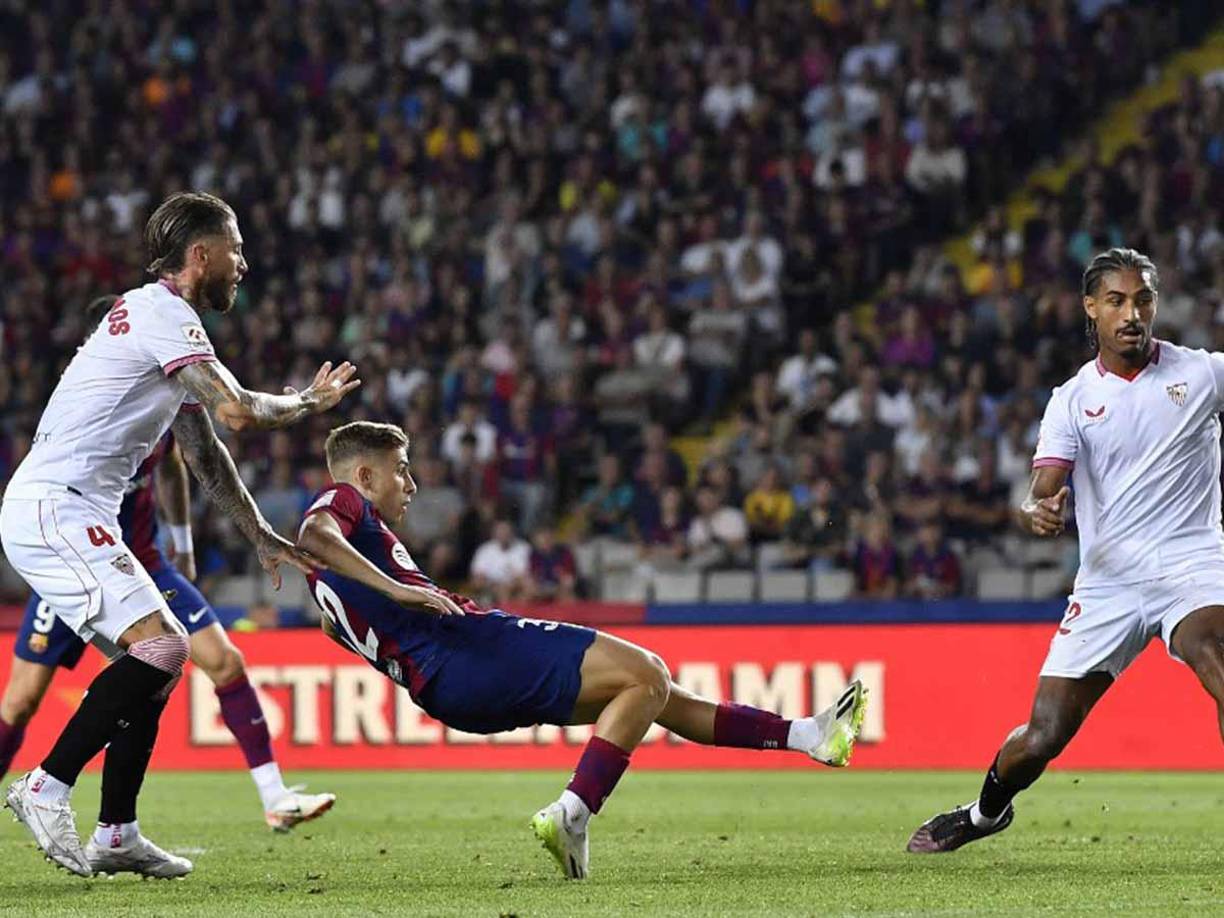 Fermín Torres reemplazó a Raphinha y se gastó un tremendo juego.