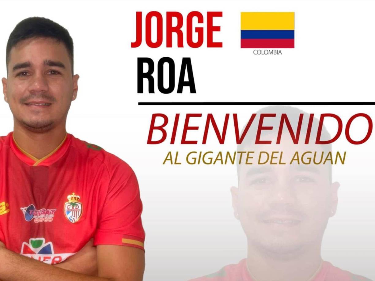 El arquero venezolano Jorge Roa Ruíz fue anunciado como jugador de la Real Sociedad de Tocoa. Cuenta con 26 años de edad.