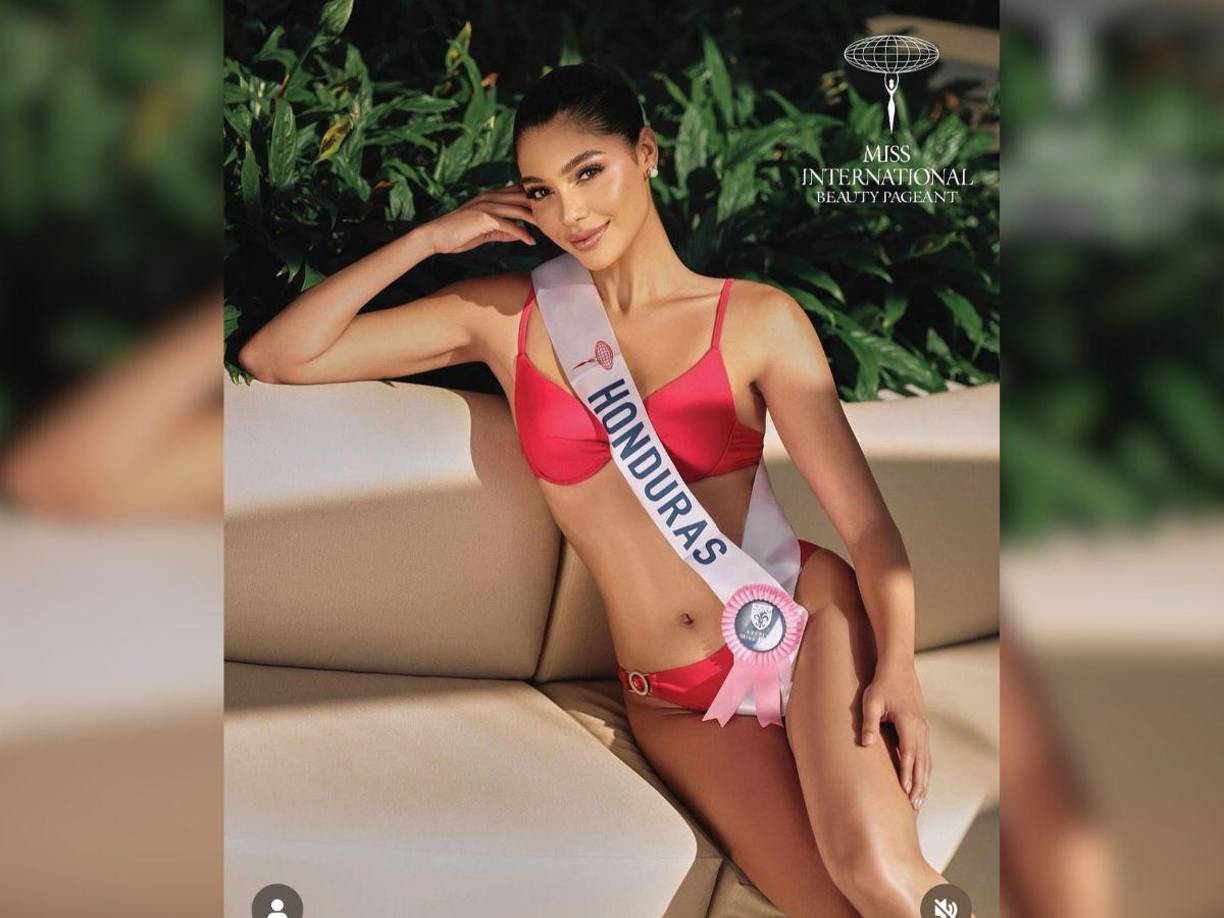 Así luce Miss Honduras con su espectacular figura en traje de baño. 