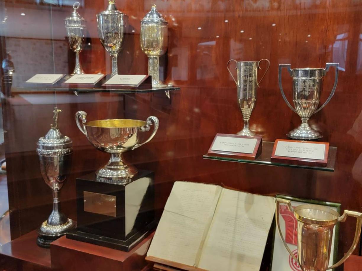 Así es el histórico y bonito museo del club mexicano Toluca en el estadio Nemesio Diez.