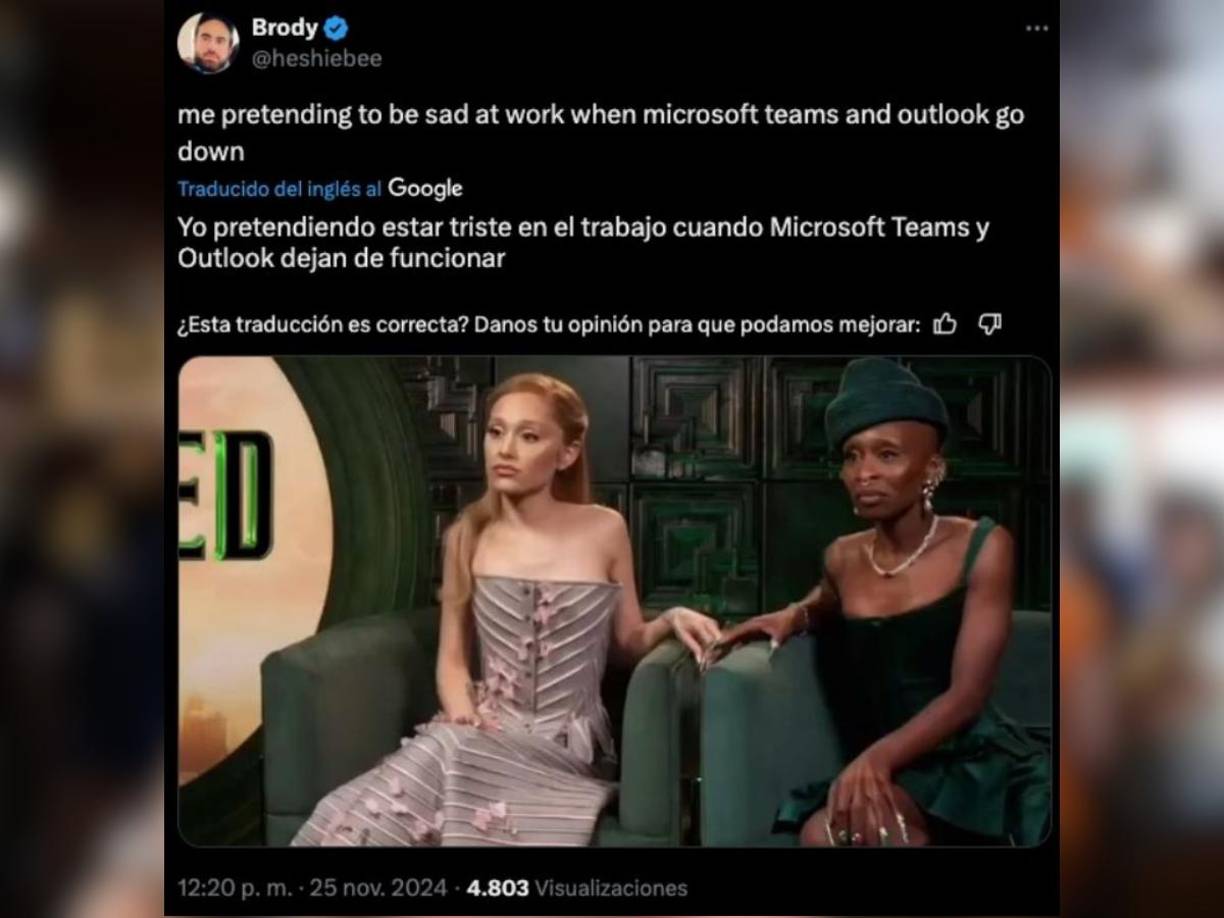 Microsoft sufre caída global: usuarios reportan problemas en todas sus plataformas