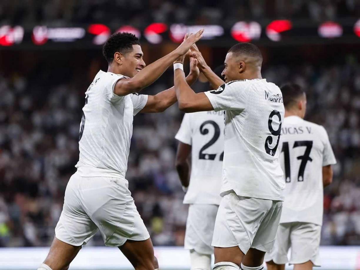 Jude Bellingham hizo el primer gol del partido contra el Mallorca y lideró el triunfo del Real Madrid.
