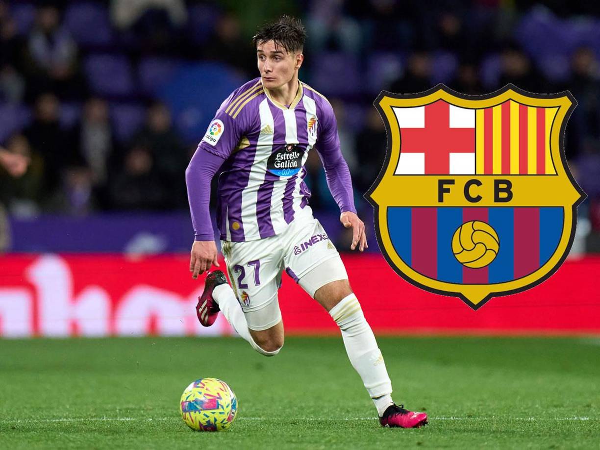 Iván Fresneda - El Barcelona busca un lateral derecho para que Jules Koundé pueda volver al puesto de central y al no contar con Sergiño Dest y el principal favorito, según Mundo Deportivo, es Iván Fresneda. El lateral del Valladolid tiene una cláusula de 18 millones y el Borussia Dortmund ya se interesó en él en el pasado mercado invernal. El Barça tiene buenos informes e intentará concretar su fichaje.