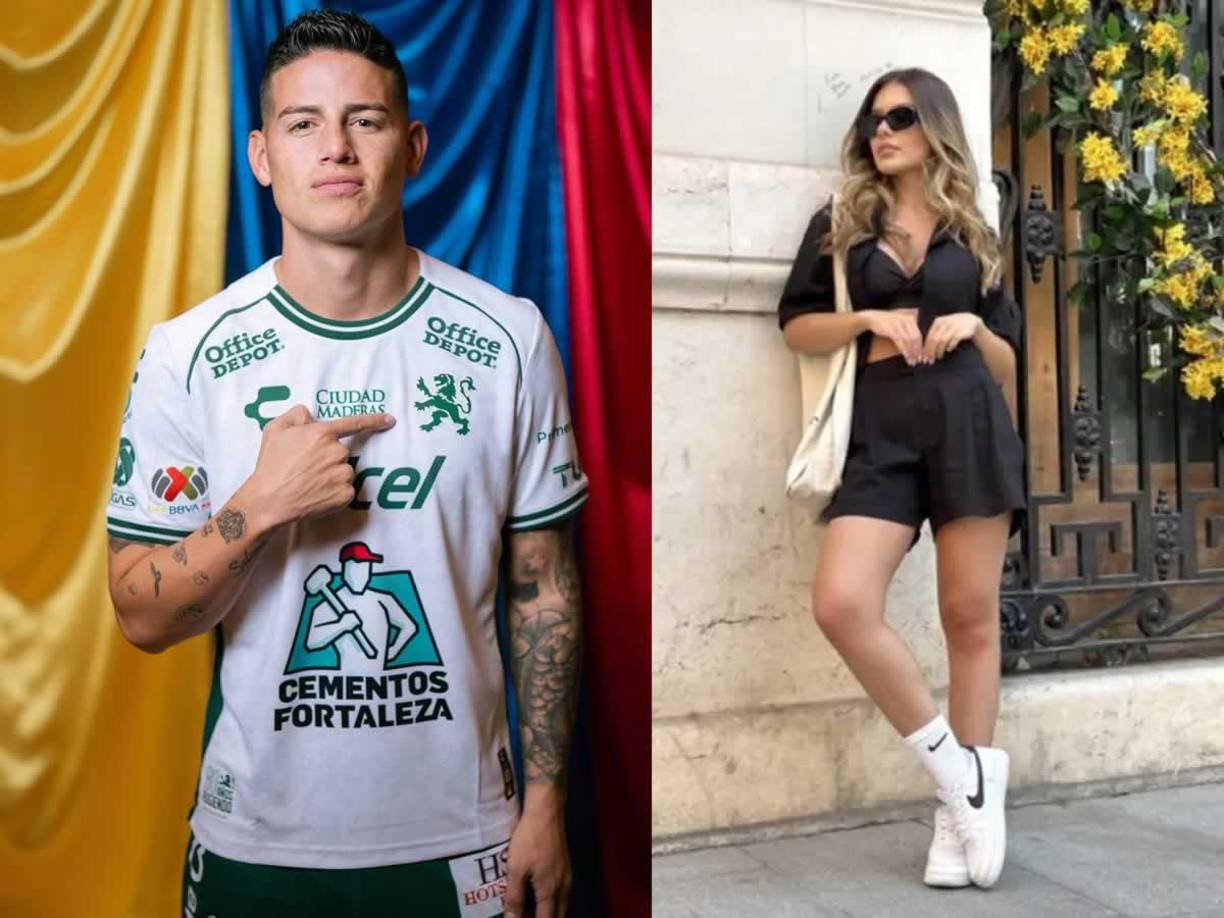 Luisa Duque le ha robado el corazón a James Rodríguez y se convirtió en su mejor refugio en unas semanas muy complicadas que vivió el colombiano en el Rayo Vallecano. (Foto cortesía Look).