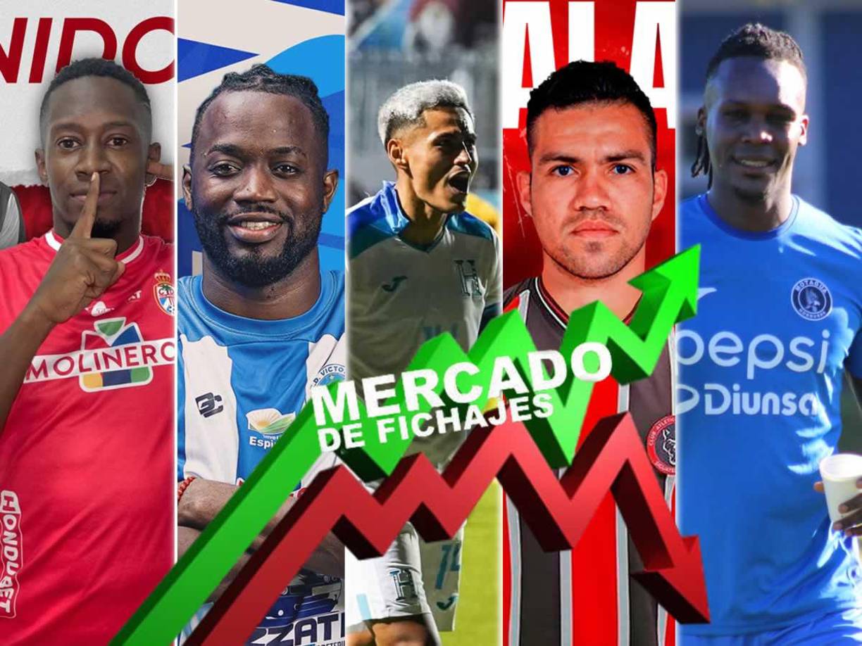 Estos son los últimos movimientos que se han dado en el mercado de fichajes del fútbol hondureño.