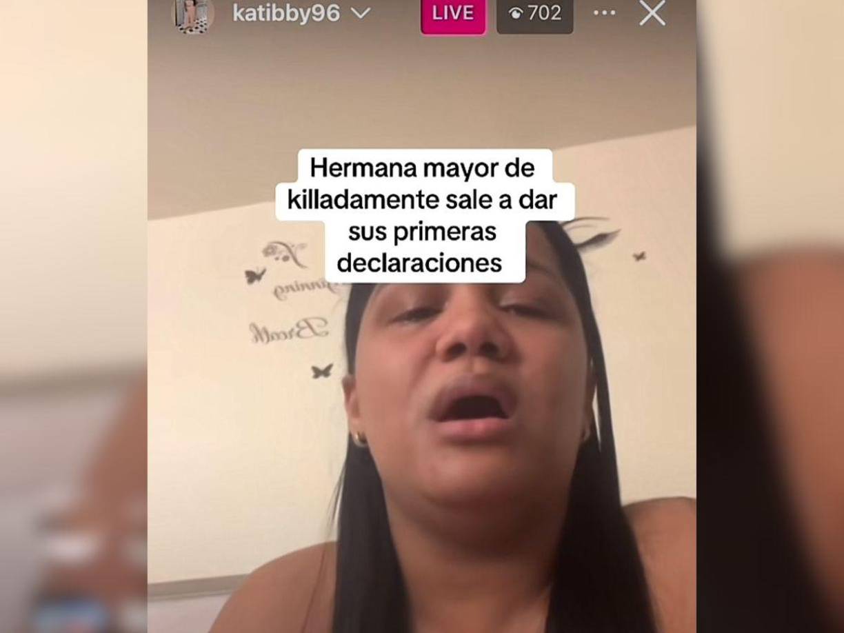 Fue Katherine González, la hermana mayor de la influencer, quien rompió el silencio a través de una transmisión en vivo en su cuenta de Instagram. 