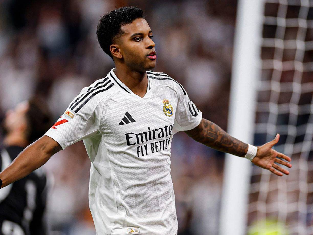 El joven Rodrygo marcó el tercer tanto del Real Madrid.