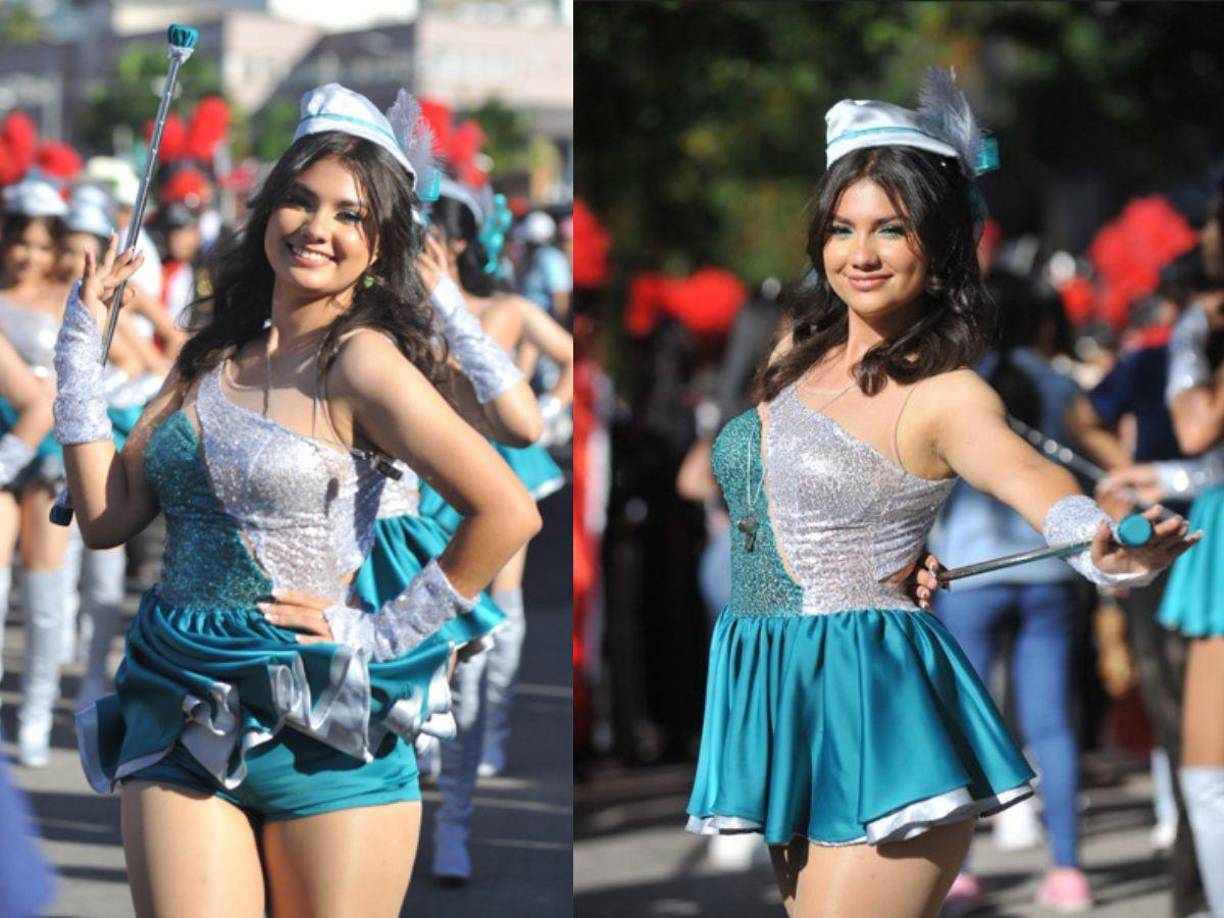 Kimberly Flores fue una de las pallinas más bonitas que desfilo este 15 de septiembre.