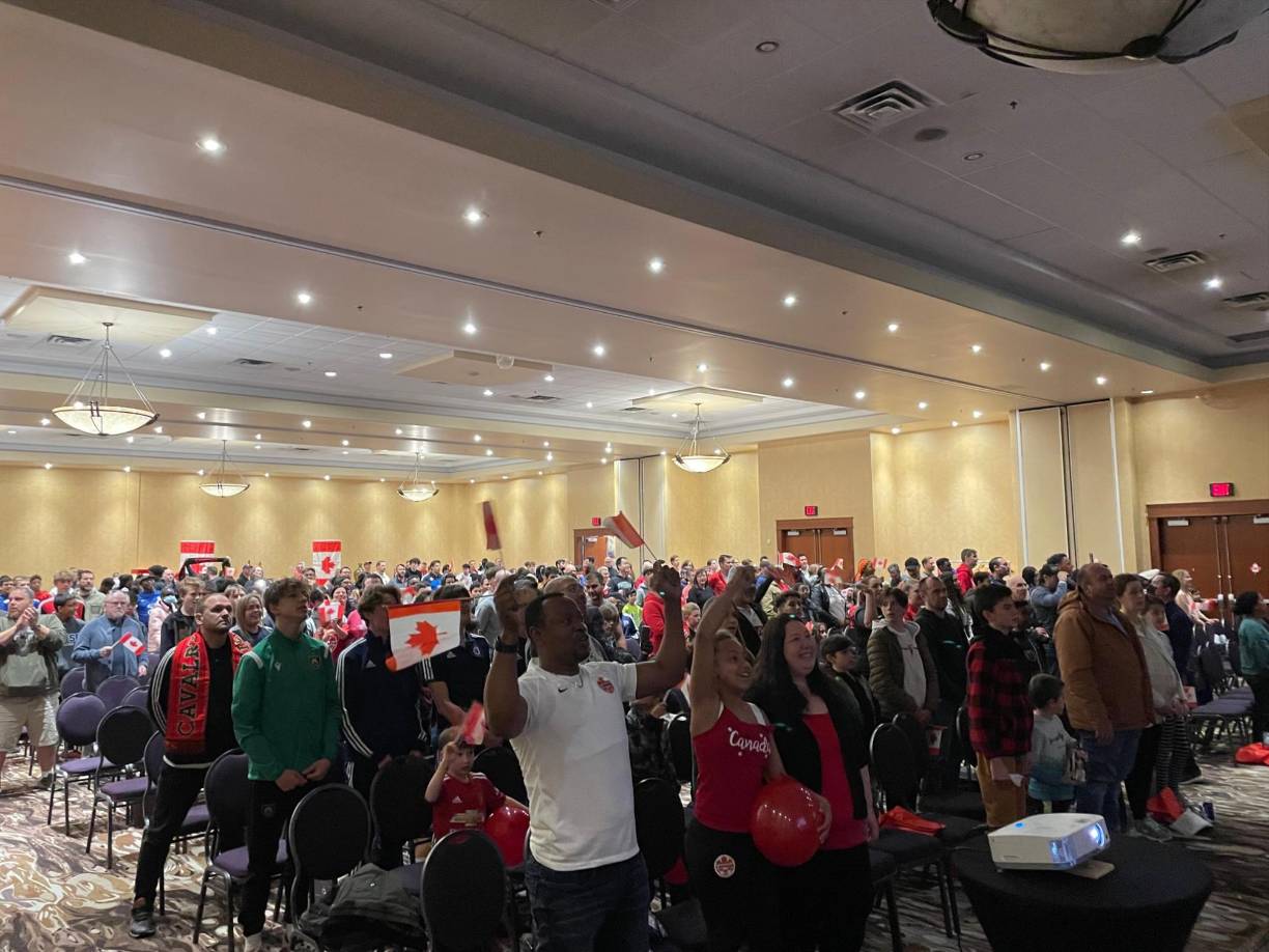 En algunas universidades de Canadá también se ha festejado la clasificación al Mundial de la escuadra canadiense.