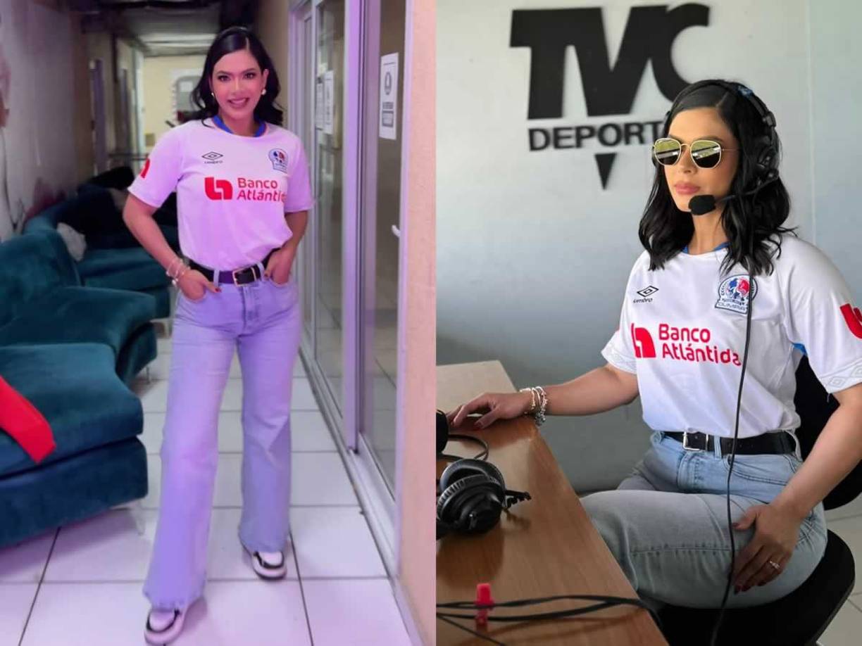 Loren Mercadal - La bella presentadora de Televicentro es aficionada del Olimpia y cree que su equipo será el campeón ante Motagua.