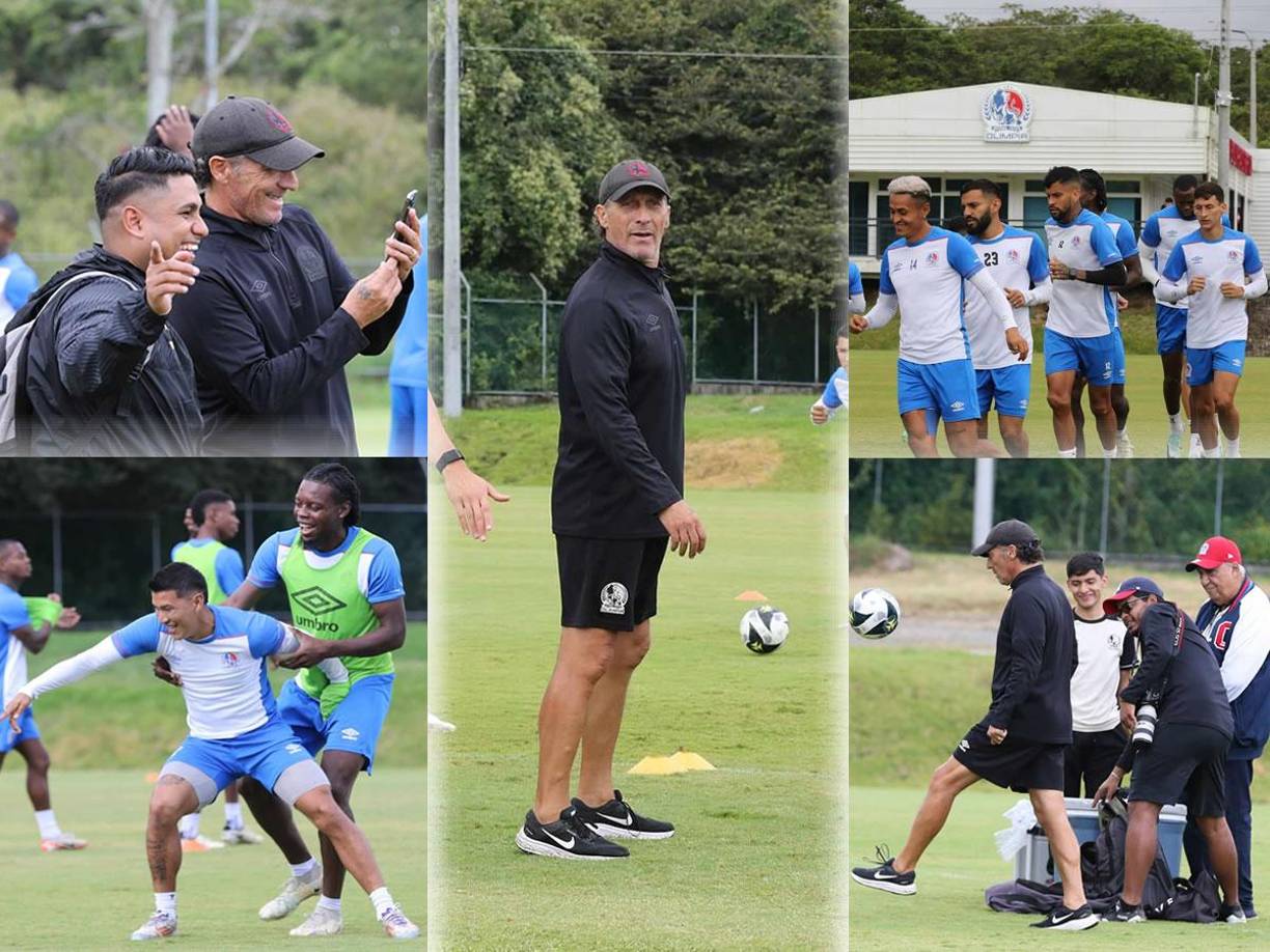 Así fue el último entrenamiento del Olimpia antes de su juego de vuelta de semifinales contra Olancho FC. Pedro Troglio sorprendió a los futbolistas y estuvo platicando con dos en especial.