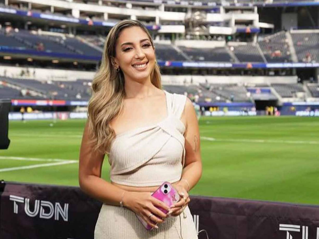 Mafer Alonso es la bella mexicana que está en Honduras para trabajar con todo a lo que respecta al duelo entre las selecciones de Honduras vs México.