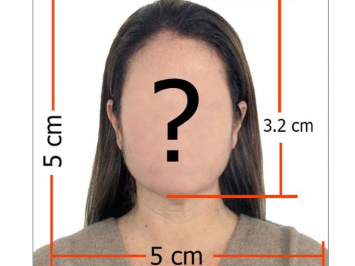 3. 1 Fotografía de 5cm x 5cm (2x2) tomada en los últimos seis meses.