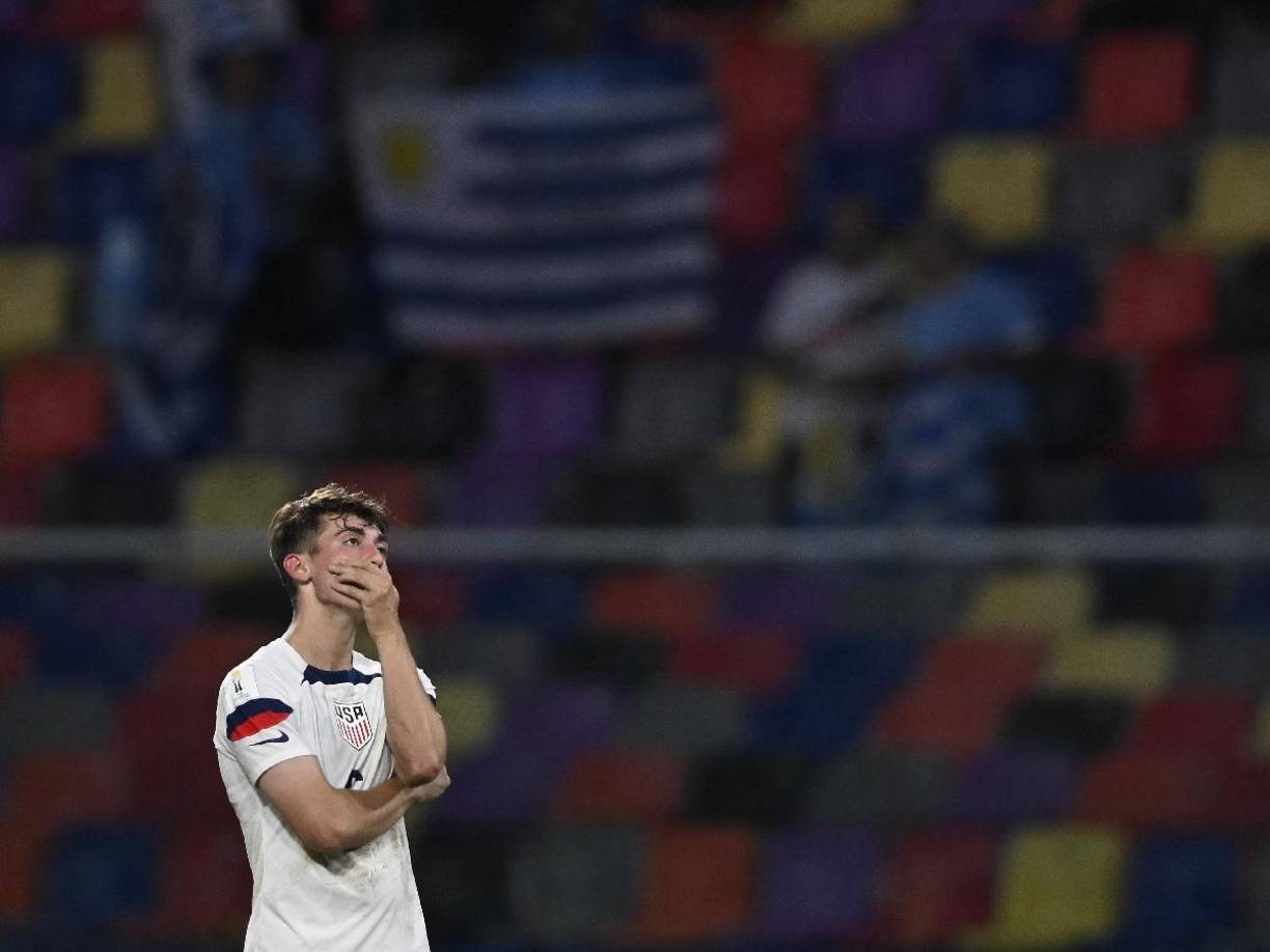 La reacción de Daniel Edelman tras quedar fuera de la justa mundialista con el conjunto de las barras y las estrellas.