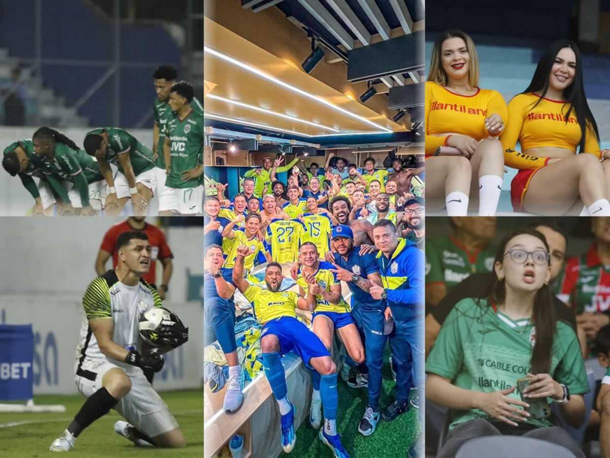 Las imágenes de la eliminación del Marathón ante Olancho FC en el partido de vuelta del repechaje del Torneo Apertura 2024 en el estadio Morazán. ¡Los Potros celebran el pase a semifinales!