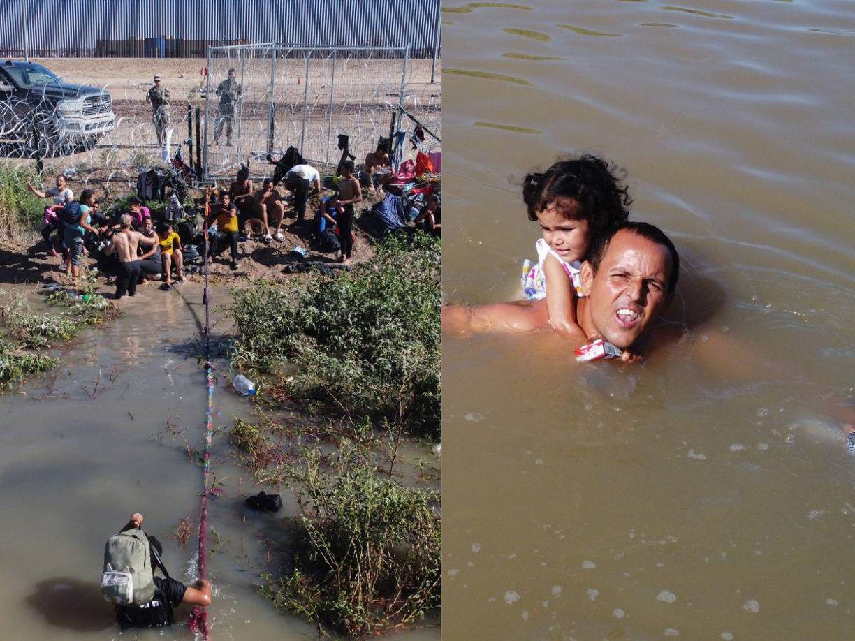 La desesperación de los migrantes por cruzar a Estados Unidos, desde la frontera norte de México, se eleva cada día en la frontera de México y Estados Unidos. 