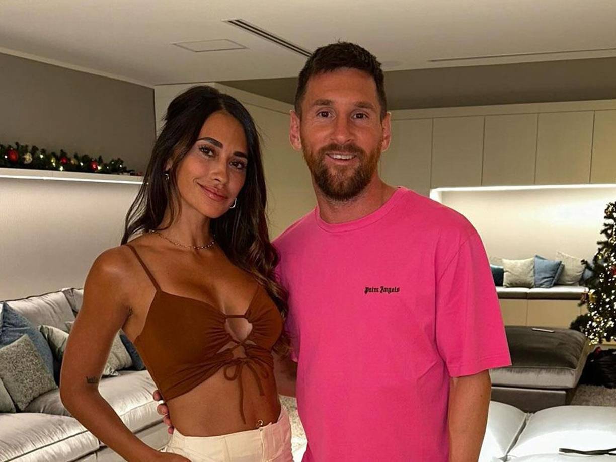Messi y Antonela le dieron la bienvenida al 2024. 