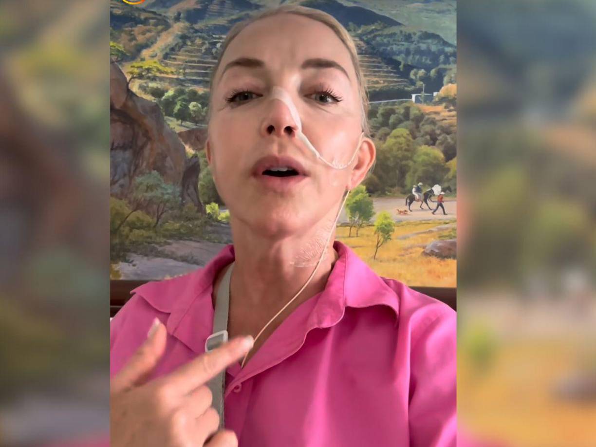 Laura Flores reaparece y preocupa a sus fans por su estado de salud