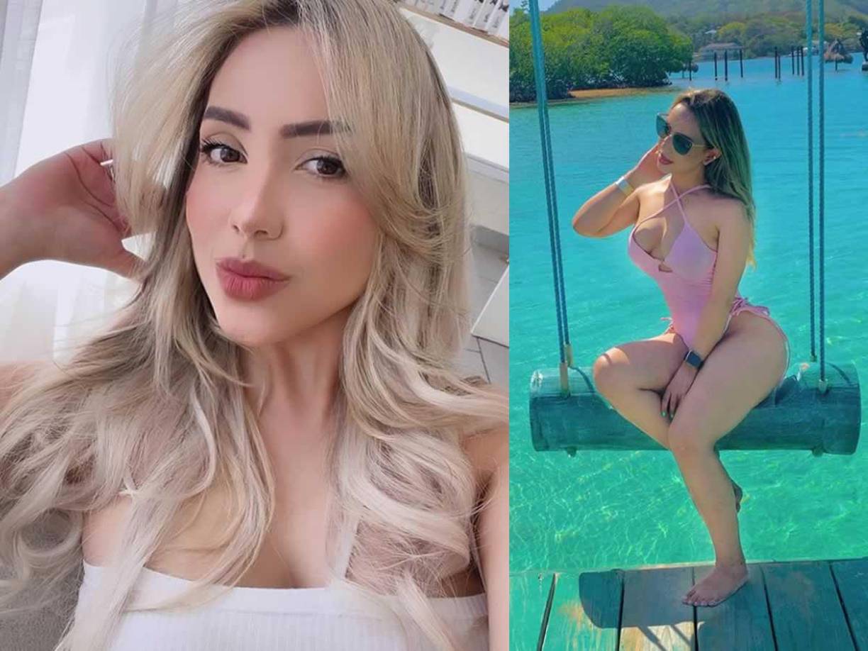 Dora Martínez - Ella es la guapísima y sexy pareja del defensa hondureño Devron García, del Real España.