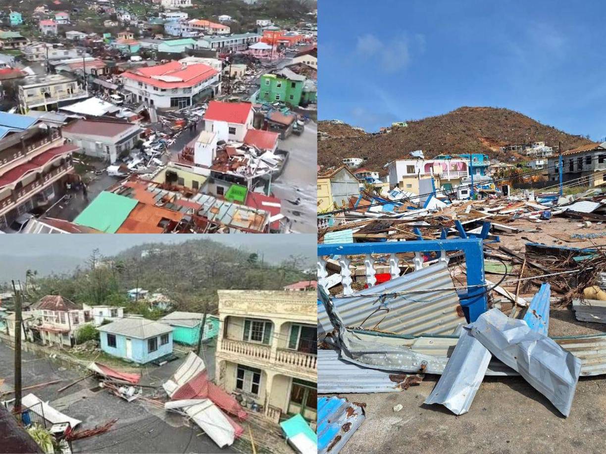 El devastador paso del huracán Beryl causó daños incalculables en la Isla Unión, en San Vicente y las Granadinas.