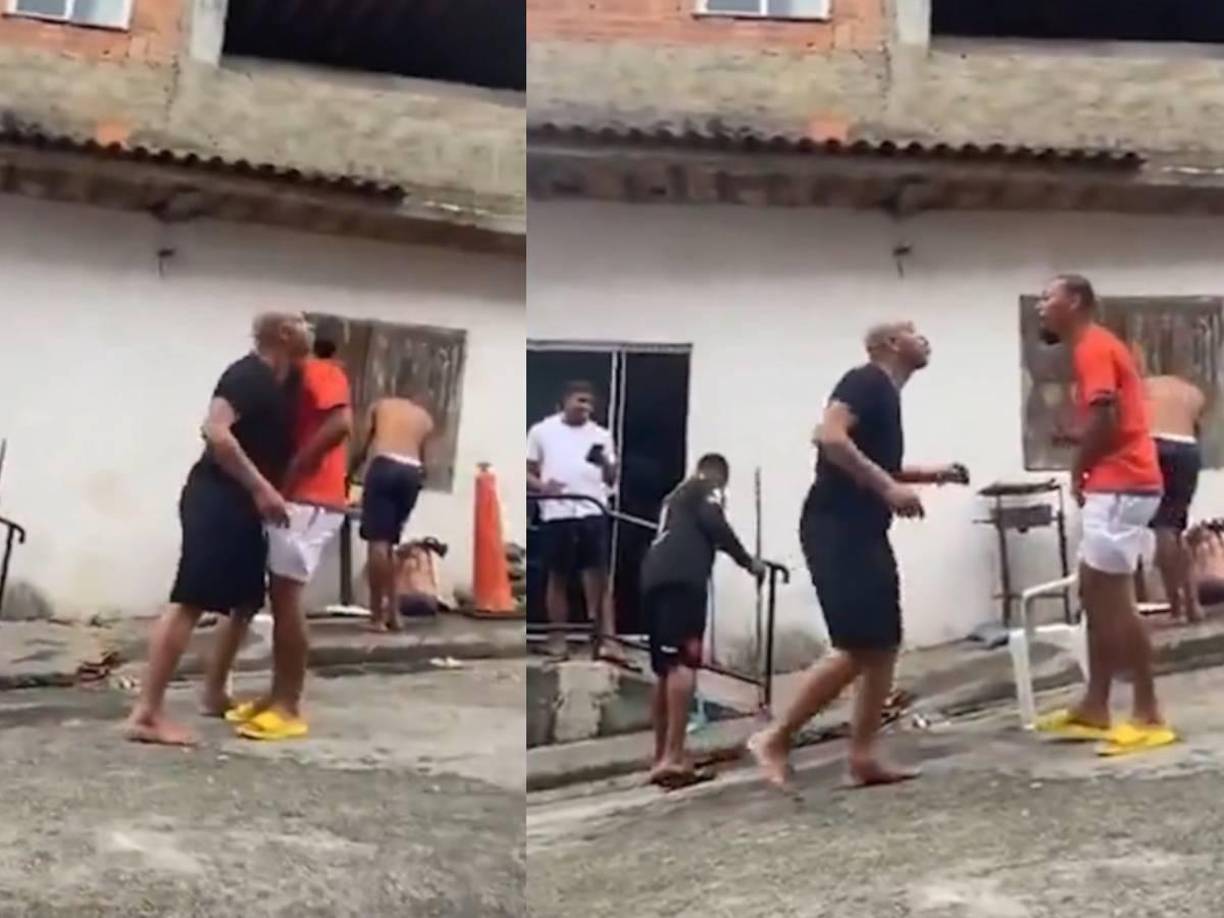 La imagen ha preocupado a sus seguidores al verlo en estas condiciones en las calles de Brasil.